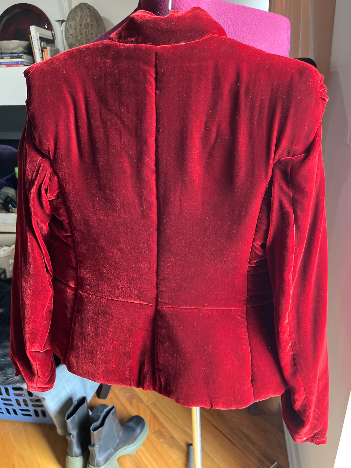 CHAQUETA ACOLCHADA TERCIOPELO ZW COLLECTION - Image 2
