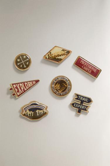 KAMPEER PINS (SET VAN 7) - Multicolour van Zara - Afbeelding 0