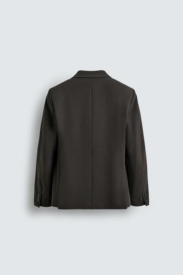 COMFORT SUIT BLAZER - Dark brown by Zara - Image 7