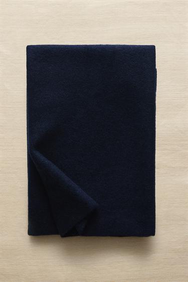 CHILDREN’S CASHMERE BLANKET - Navy blue by Zara