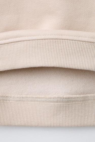 ENSEMBLE SWEAT-SHIRT ET JOG INTERIEUR GRATTE - Beige clair de Zara - Image 3