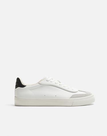 Zara CONTRAST SNEAKERS - White