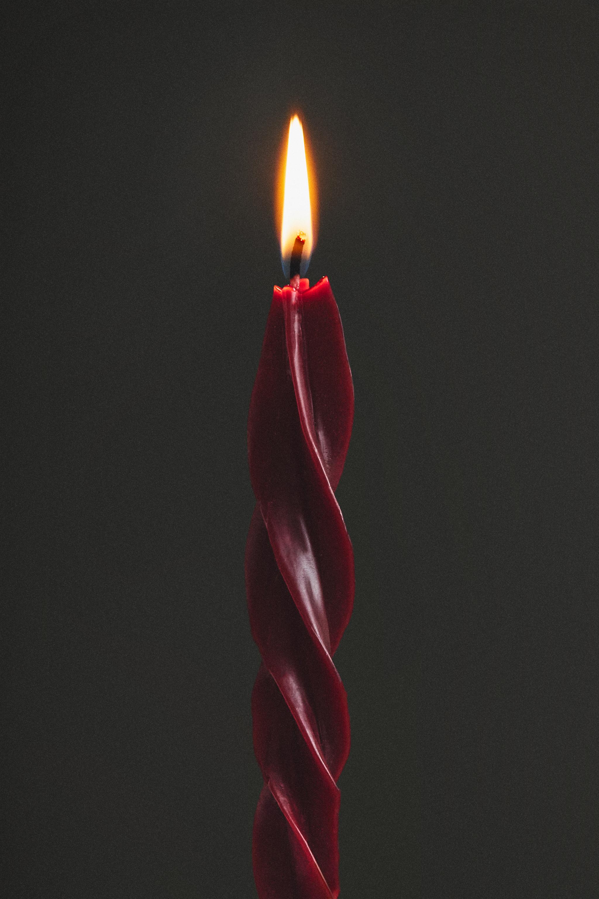 SET OF CHRISTMAS SPIRAL CANDLES (SET 2)