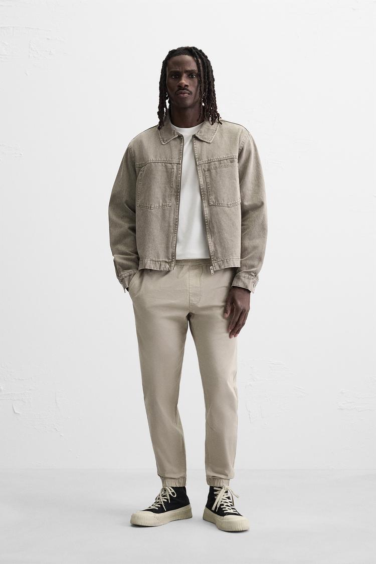 Slim Fit Pantalon Jogger Zara Pantalon Zara Jogger Knit Easy Care