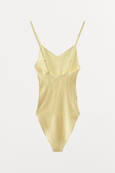 BODY BRETELLES SEAMLESS - Jaune de Zara - Image 3