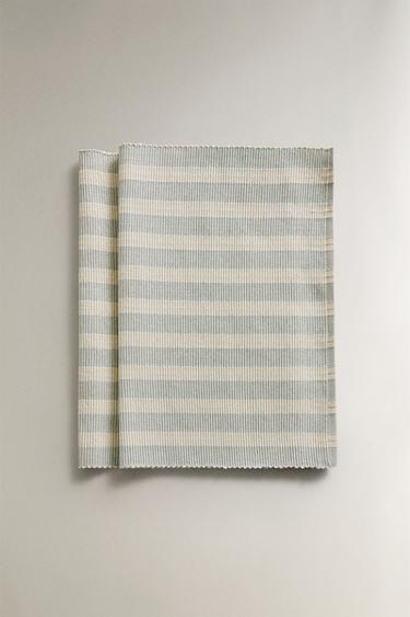 SET DE TABLE RAYURES (LOT DE 2) - Vert / Bleu de Zara - Image 1