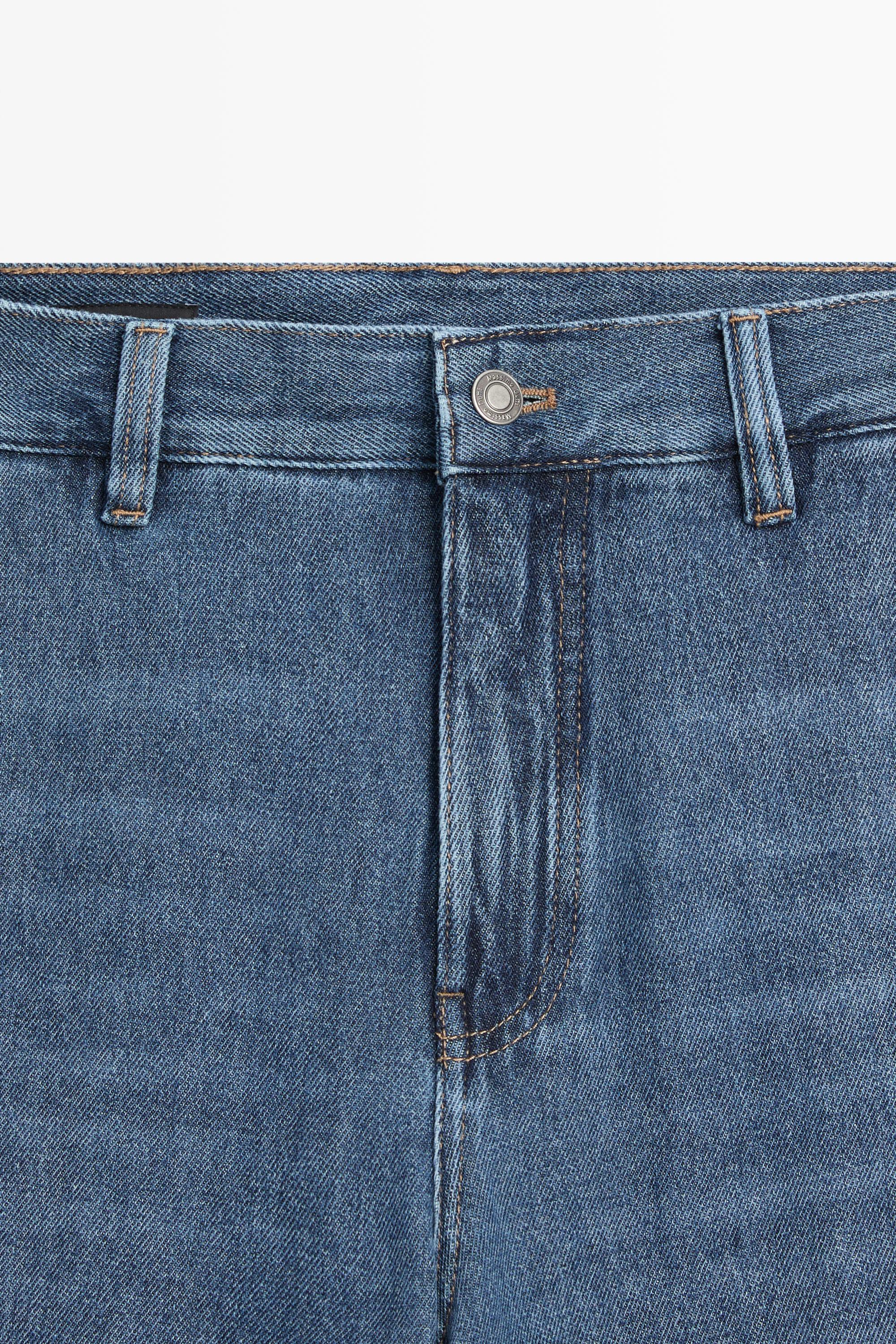 Jean wide leg taille moyenne