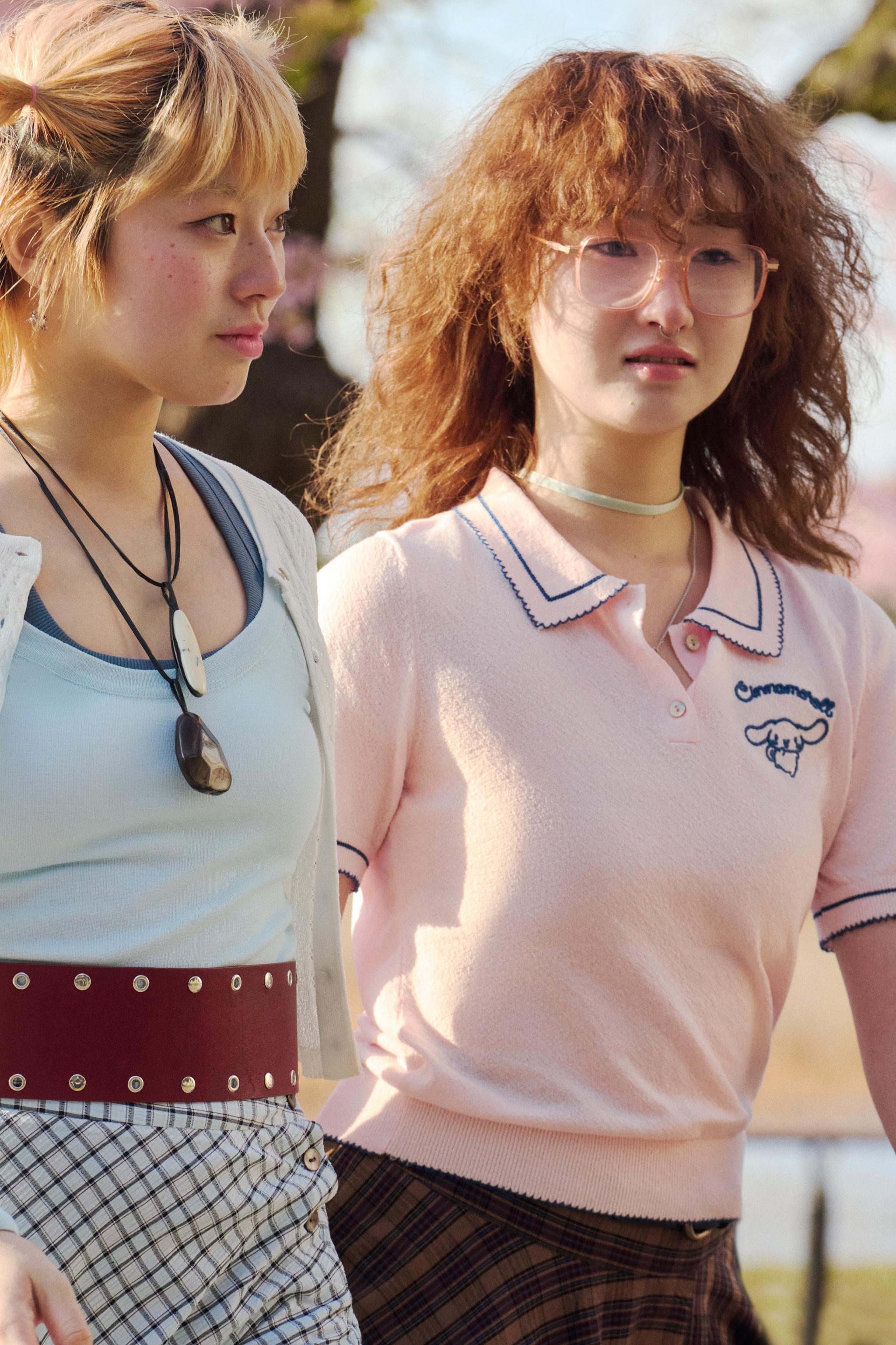 ザラ　オープンニット ポロトップ ポロシャツ – レディース | ZARA 日本