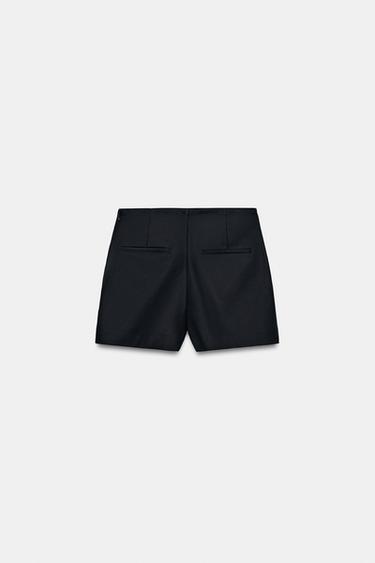 SHORT TAILLE HAUTE - Noir de Zara - Image 8
