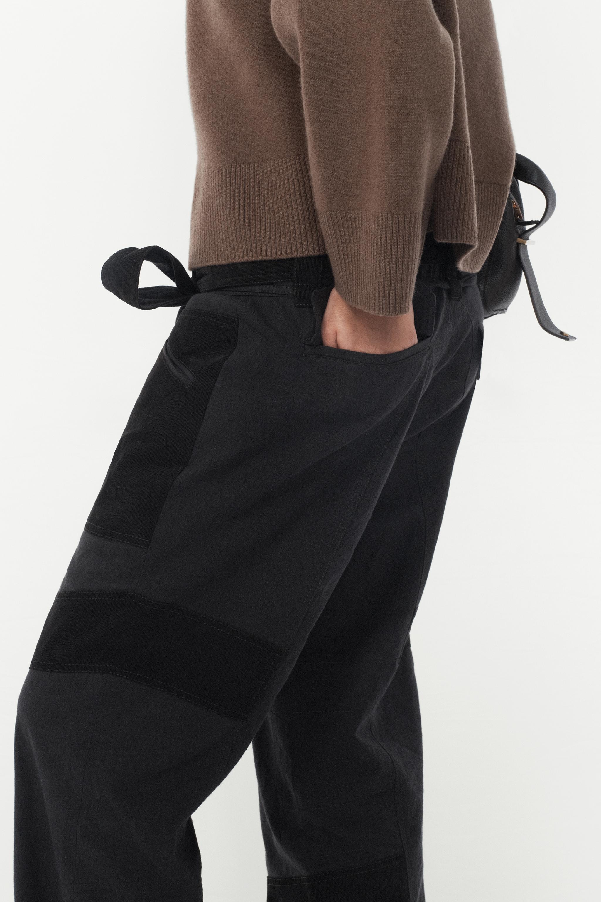 PATCHWORK CARGO PANTS - THE ITEM ZARA WOMAN