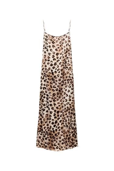 ZW COLLECTION ANIMAL PRINT SLIP DRESS