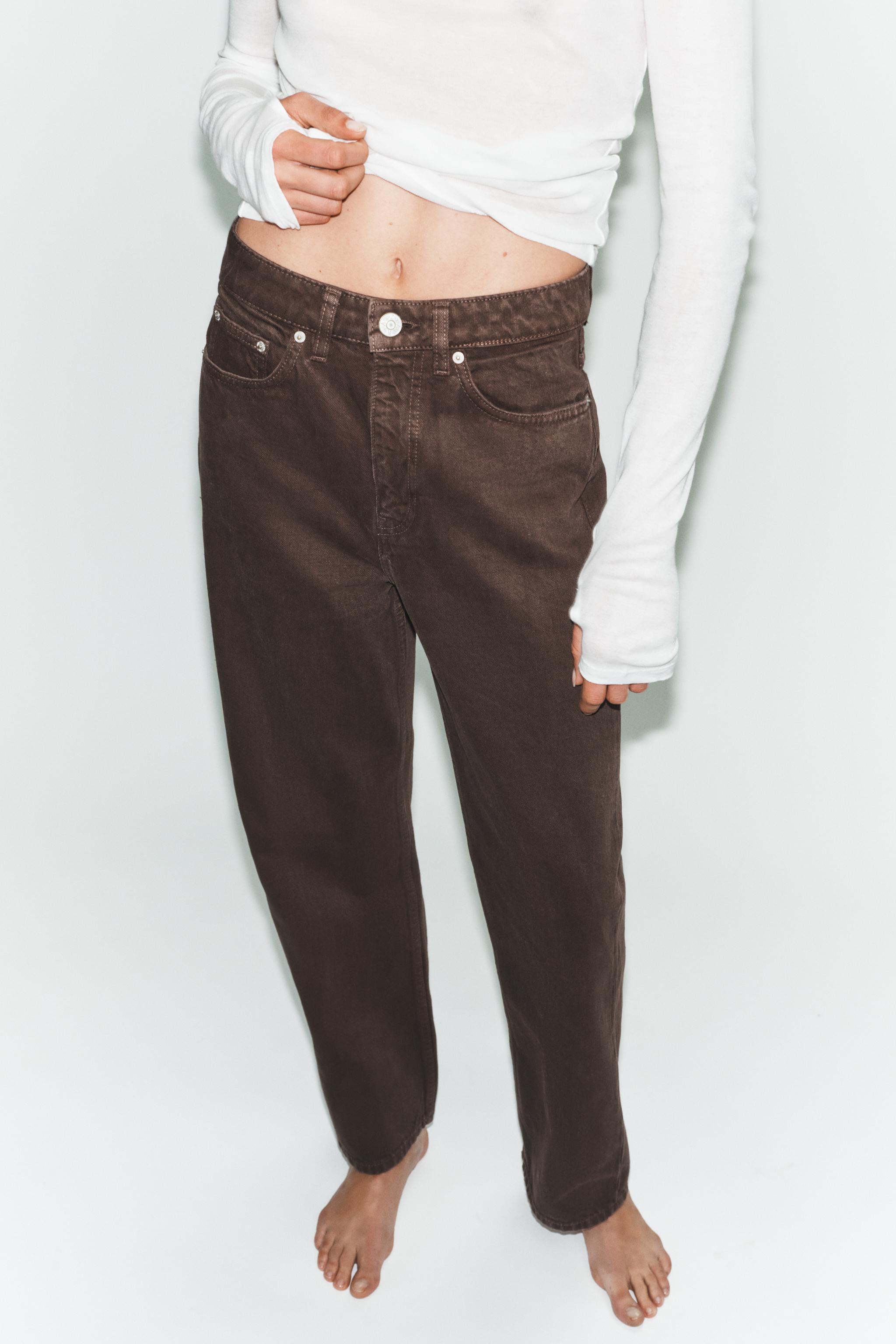 TRF MOM FIT HIGH-WAIST JEANS