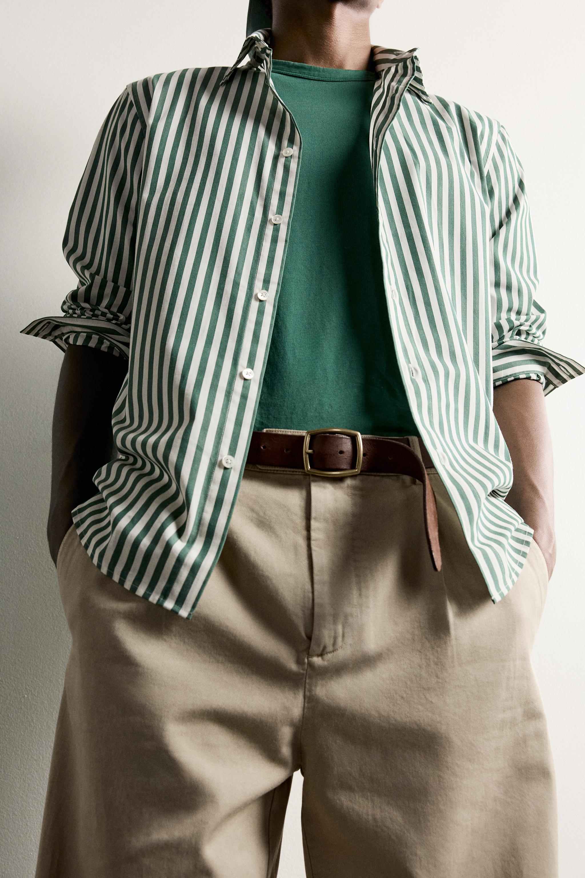 CHEMISE RELAXED FIT À RAYURES