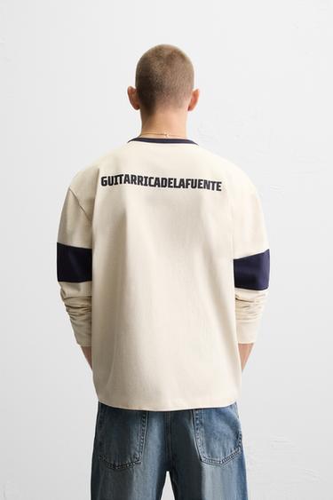 GUITARRICADELAFUENTE PRINT T-SHIRT - Ecru by Zara - Image 2