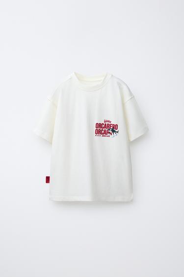 T-SHIRT À IMPRIMÉ ORQUE SKIFIDOL ITALIAN BRAINROT™ - Blanc de Zara