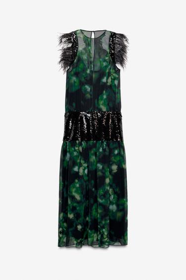LIMITED EDITION COMBINED PRINTED DRESS - Printed by Zara - Image 6