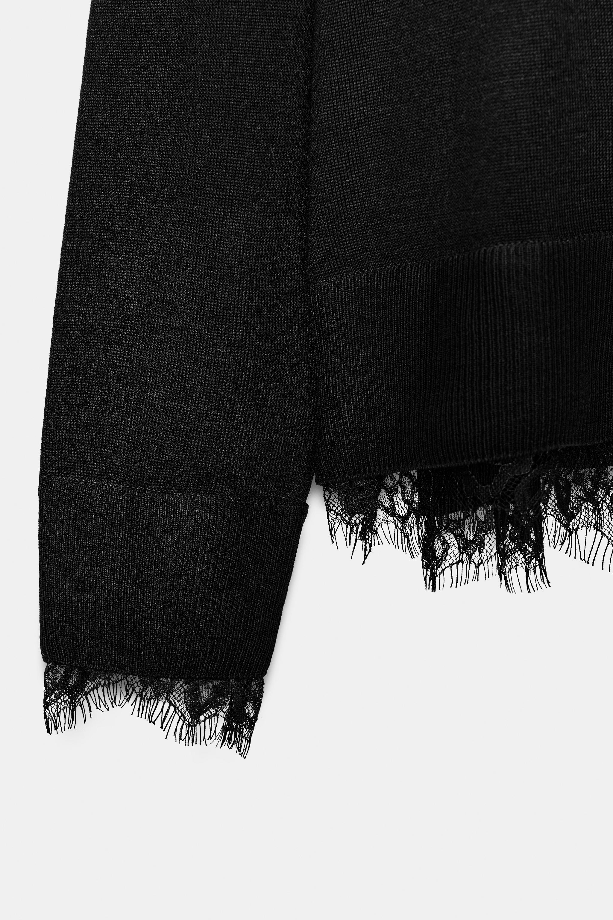 PULL EN MAILLE DENTELLE