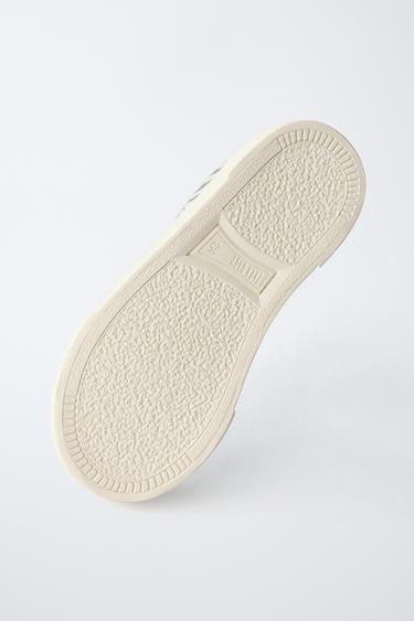 TENNIS EN COTON ANIMAL PRINT - Blanc de Zara - Image 5
