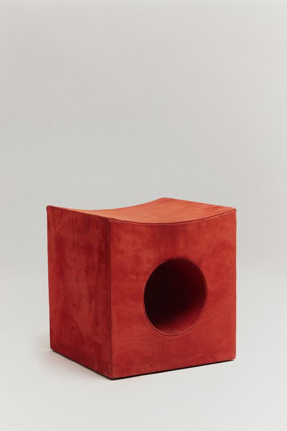 THE QUBIT STOOL - Red by Zara - Image 0
