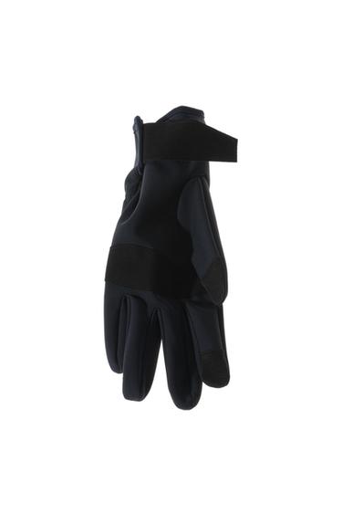 GANTS TECHNIQUES EN MATIÈRES VARIÉES - Bleu marine foncé de Zara - Image 1