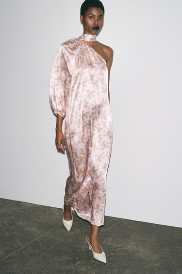 LIMITED EDITION 100% SILK ASYMMETRIC DRESS - 025 by Zara - Image 1