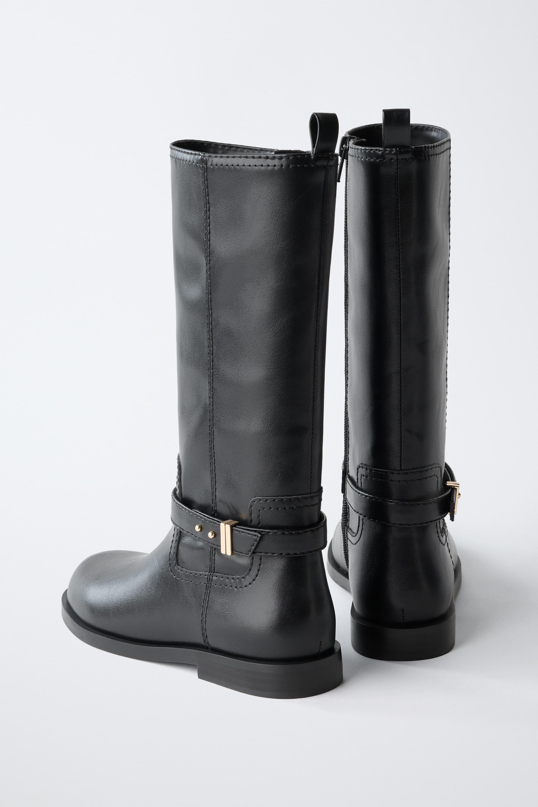 Детские ботинки Zara HIGH-LEG BOOTS — фото 5
