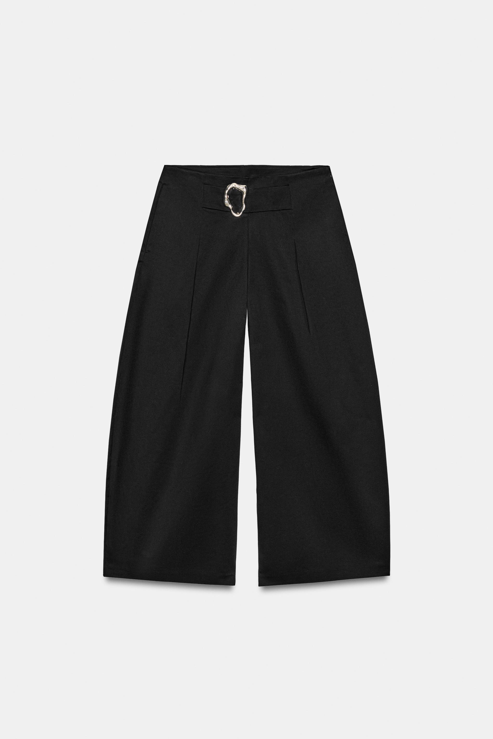 PANTALON BARREL À BOUCLE