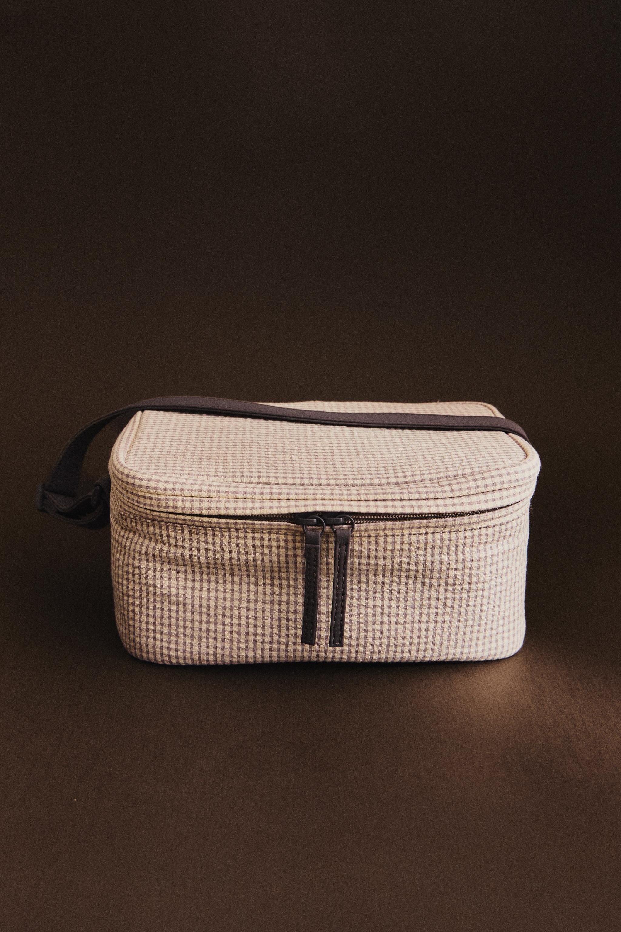 GINGHAM CHECK THERMAL LUNCH BOX