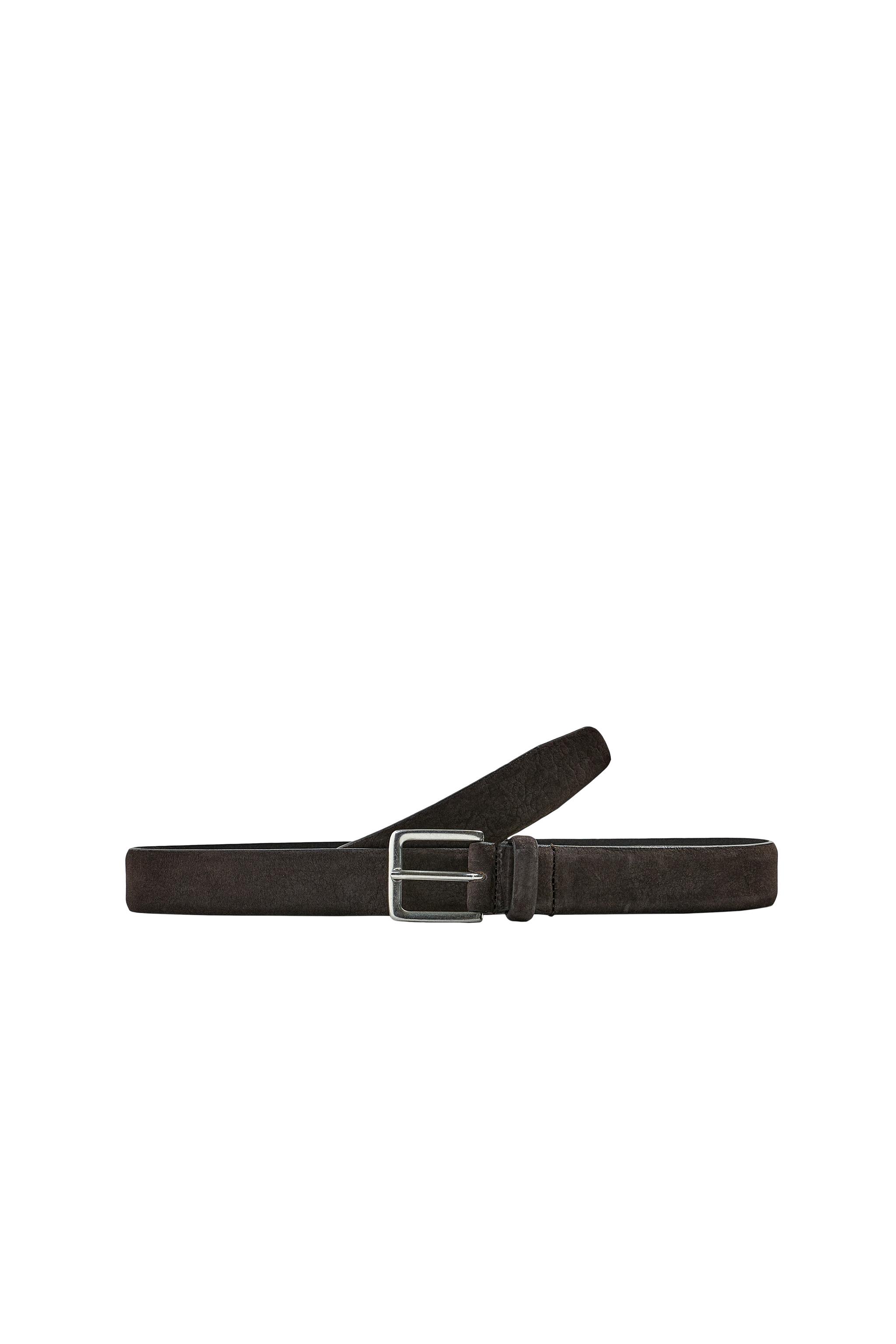 エンボス加工リアルレザーベルト - モールグレー | ZARA Japan / 日本
