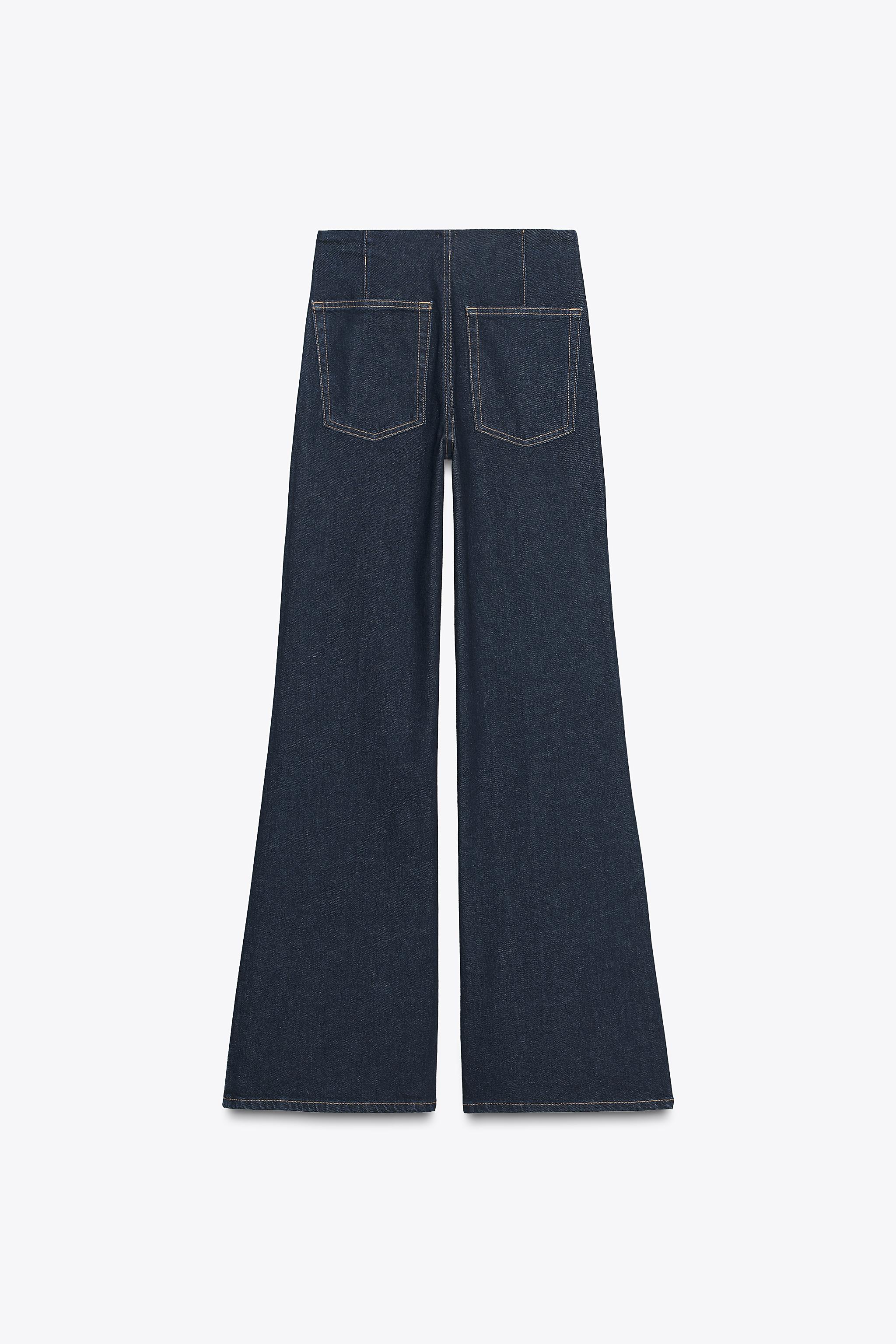 Z1975 ハイライズ フレア デニムパンツ - ブルー | ZARA Japan