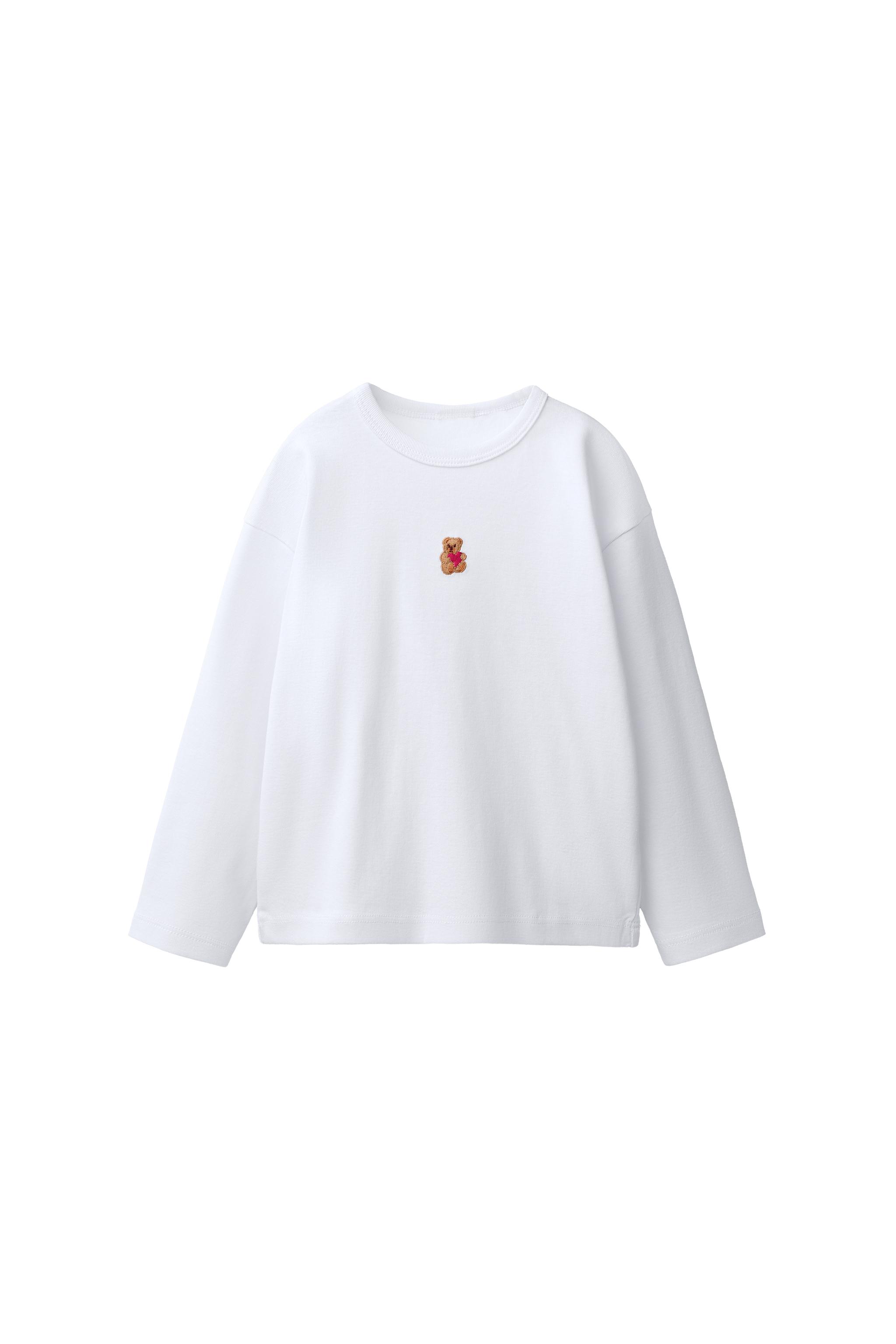 EMBROIDERED ANIMAL T-SHIRT — White
