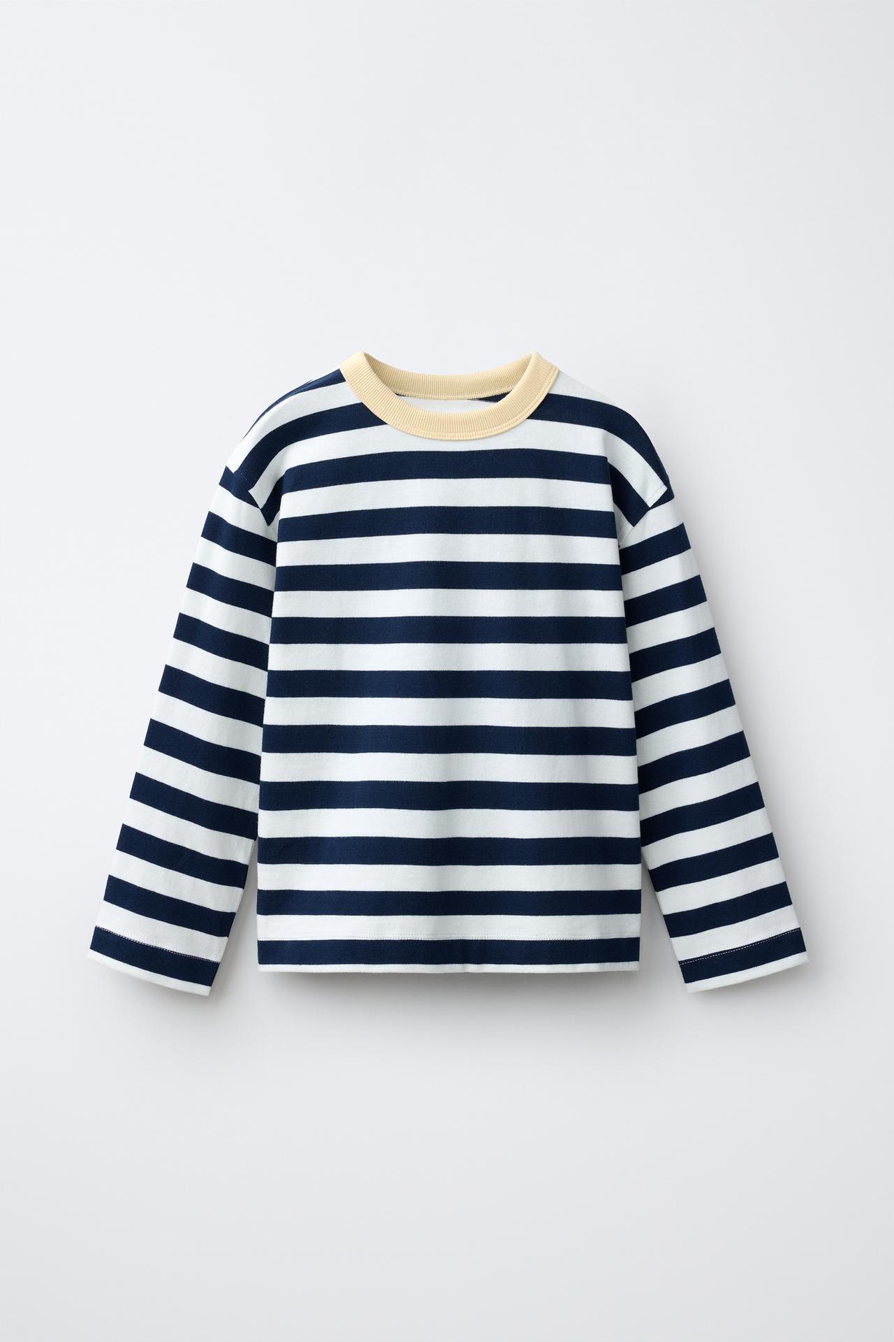 HEAVYWEIGHT STRIPED T-SHIRT — striped