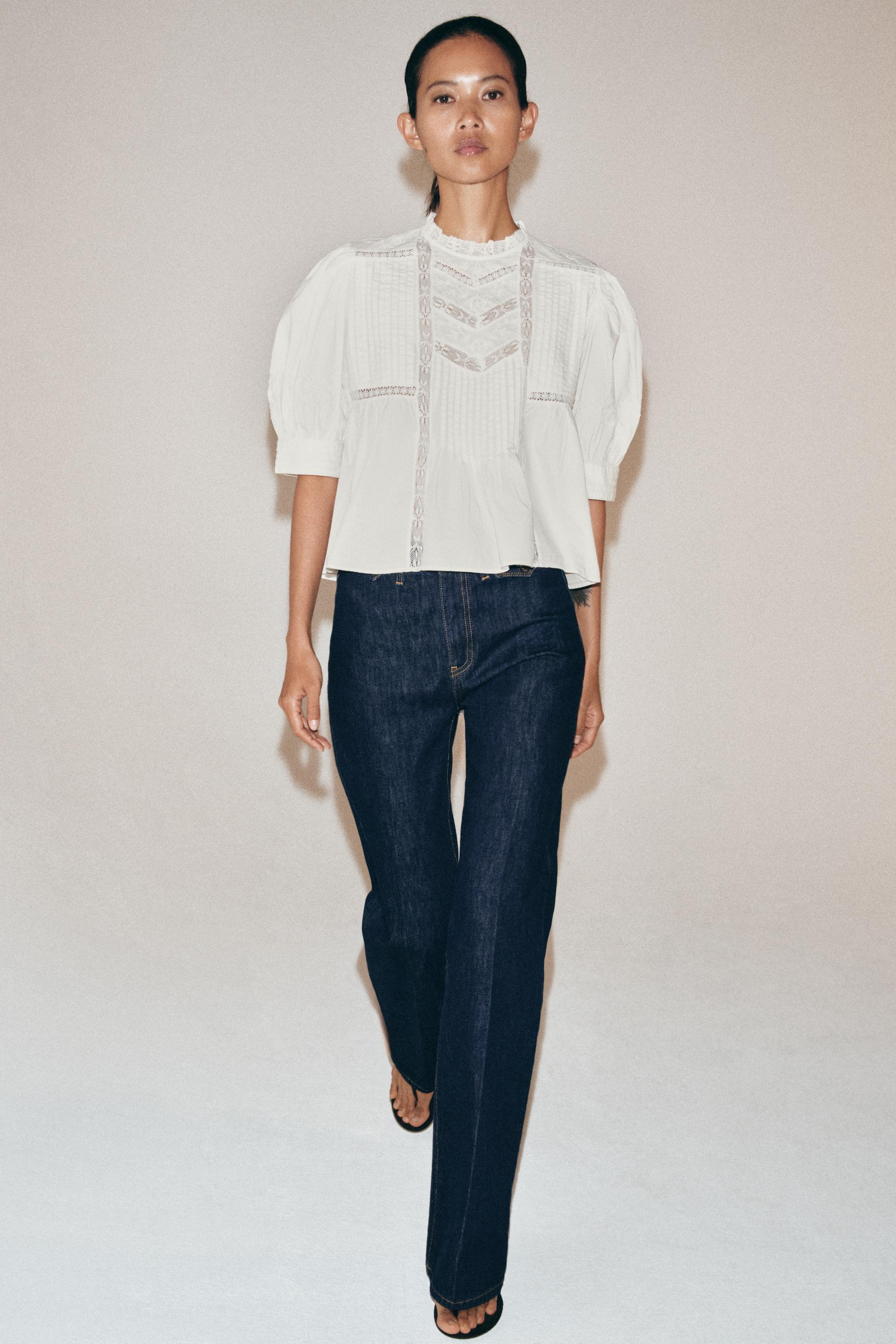 İŞLEMELİ GÖMLEK ZW COLLECTION