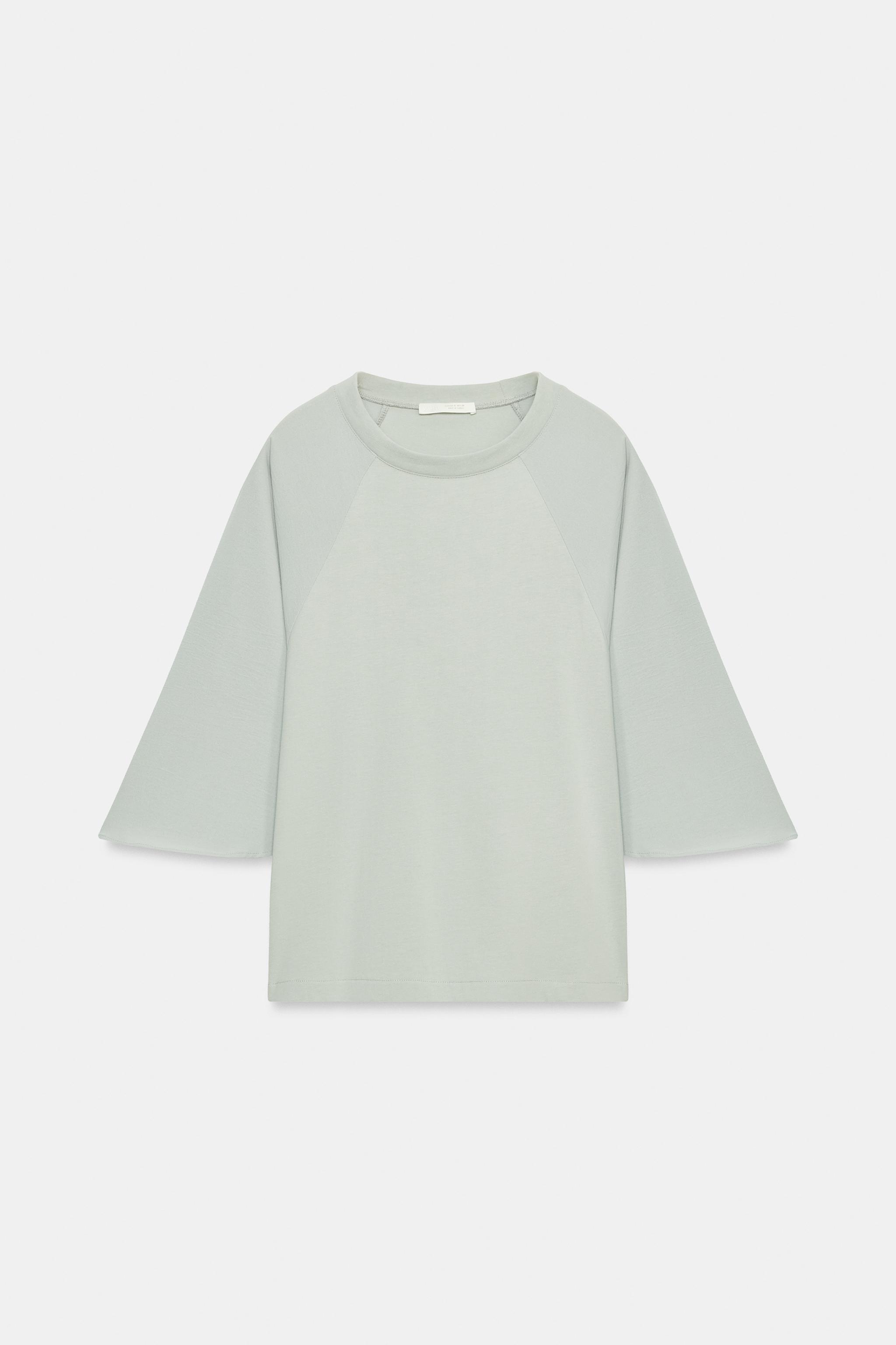 Женские футболки Zara COMBINED T-SHIRT — фото 5