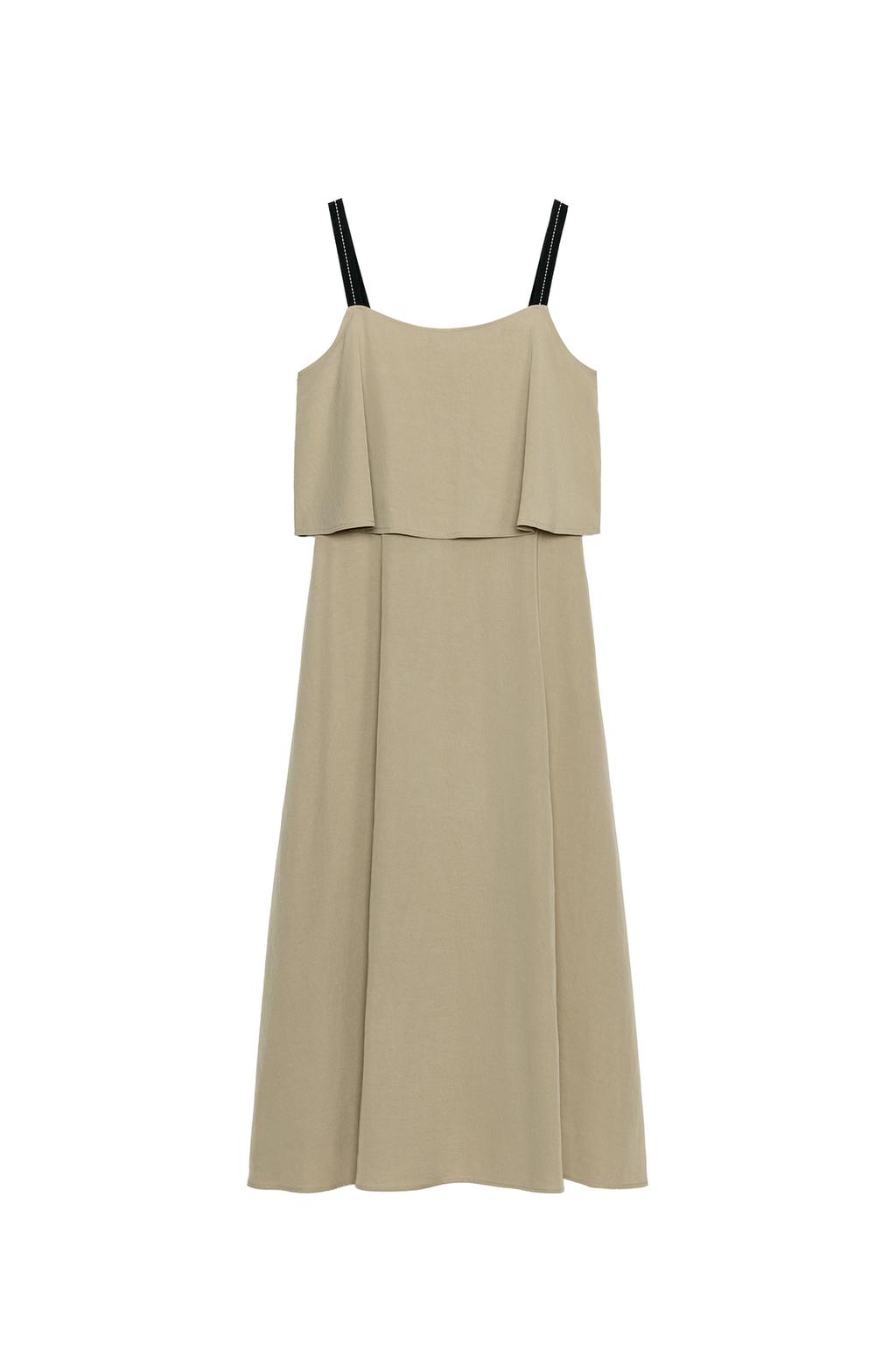 DOUBLE LAYER STRAPPY MIDI DRESS - image 3