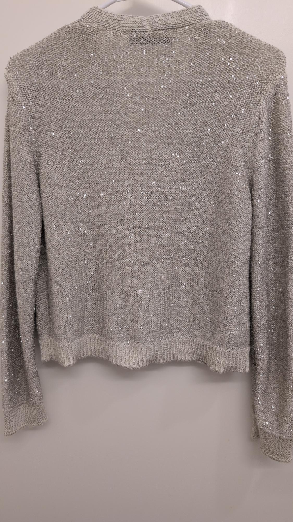 KNIT CARDIGAN WITH SEQUINS - Image 2