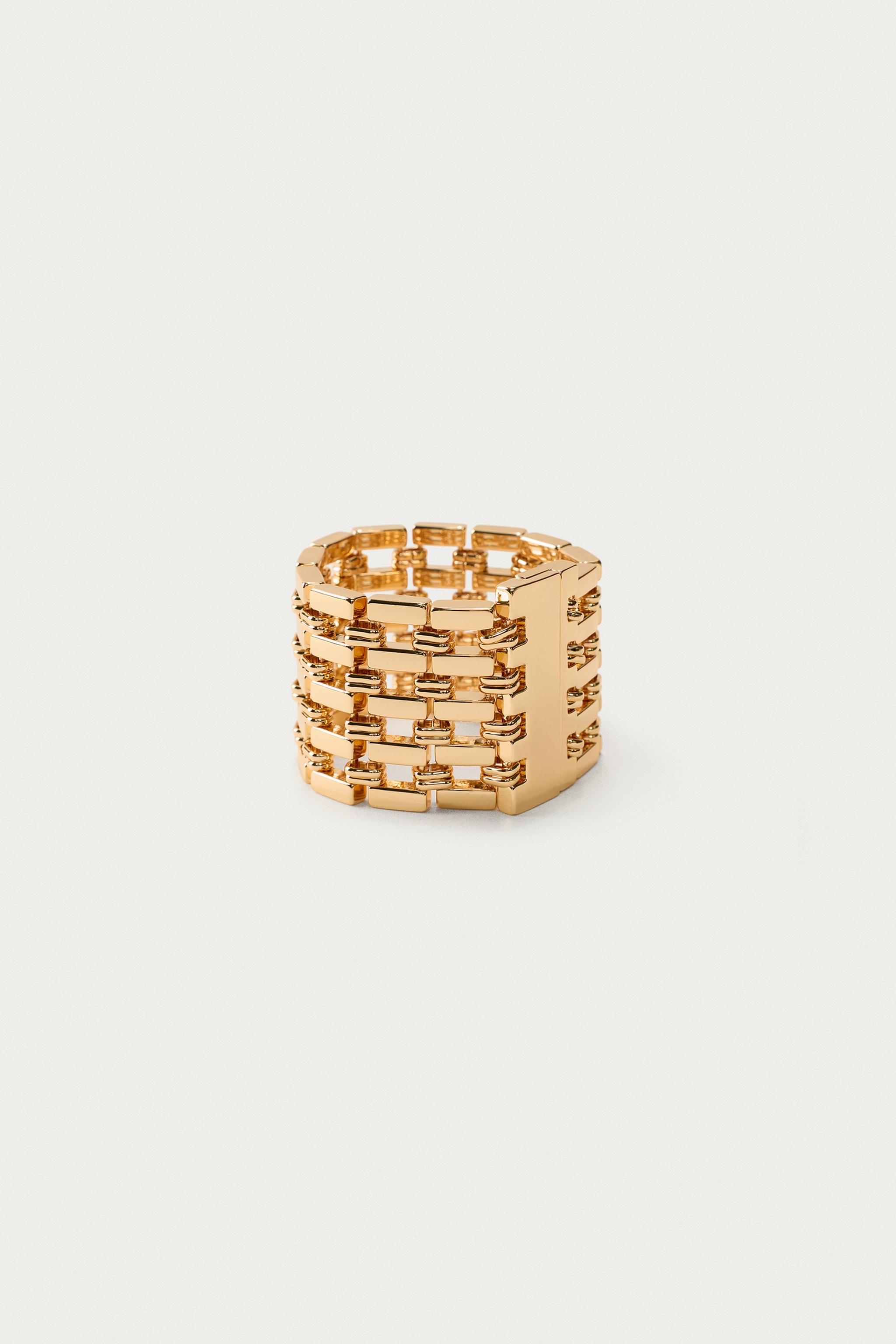 MARISA BERENSON X ZARA METAL CHAIN BRACELET — Golden