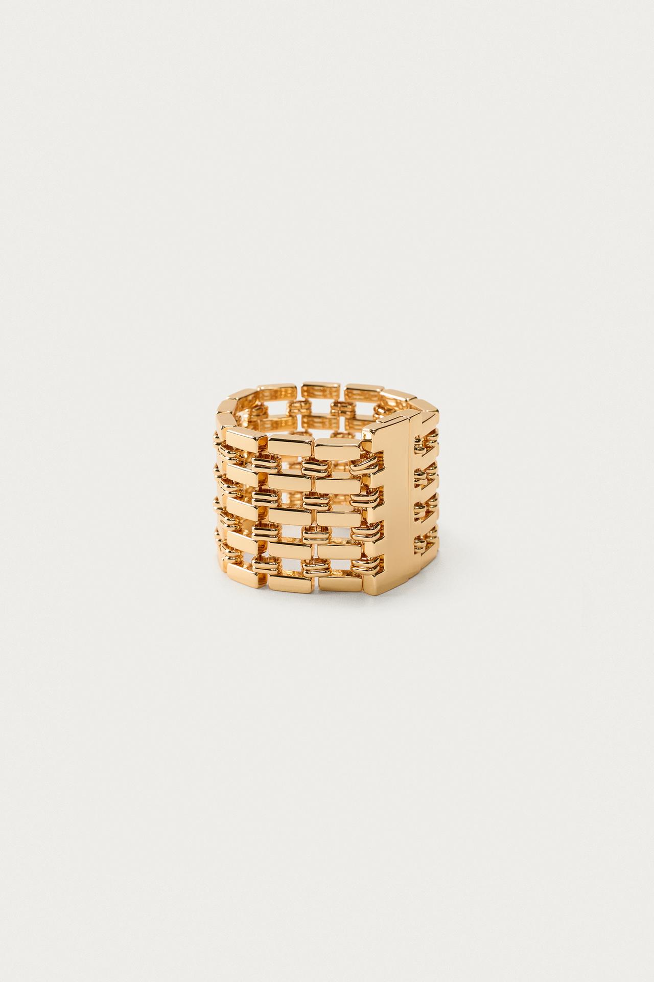 MARISA BERENSON X ZARA METAL CHAIN BRACELET — Golden