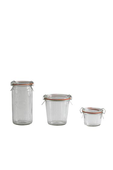 WECK JAR WITH AIRTIGHT LID - شفاف الخاص بـ Zara
