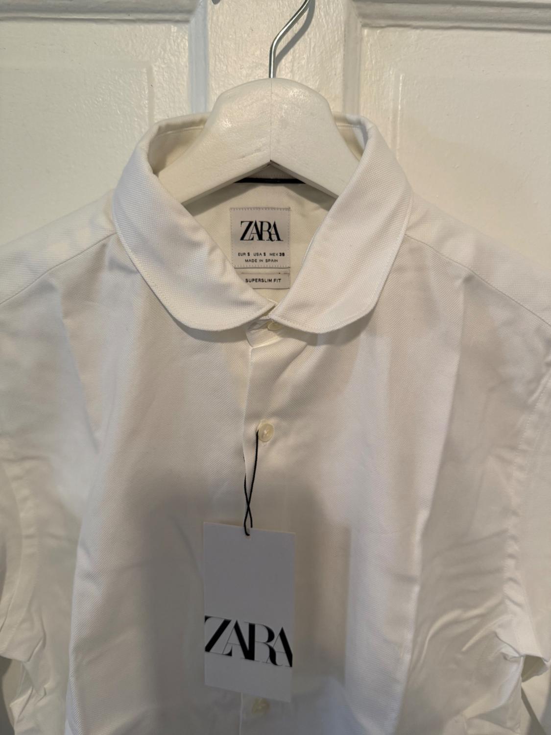 WHITE SHIRT, SUPERSLIM, LONG SLEEVES - Image 3