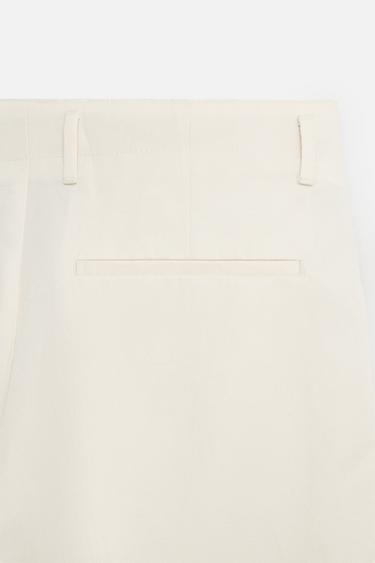 PANTALON DE COSTUME À PLIS - Sable de Zara - Image 7