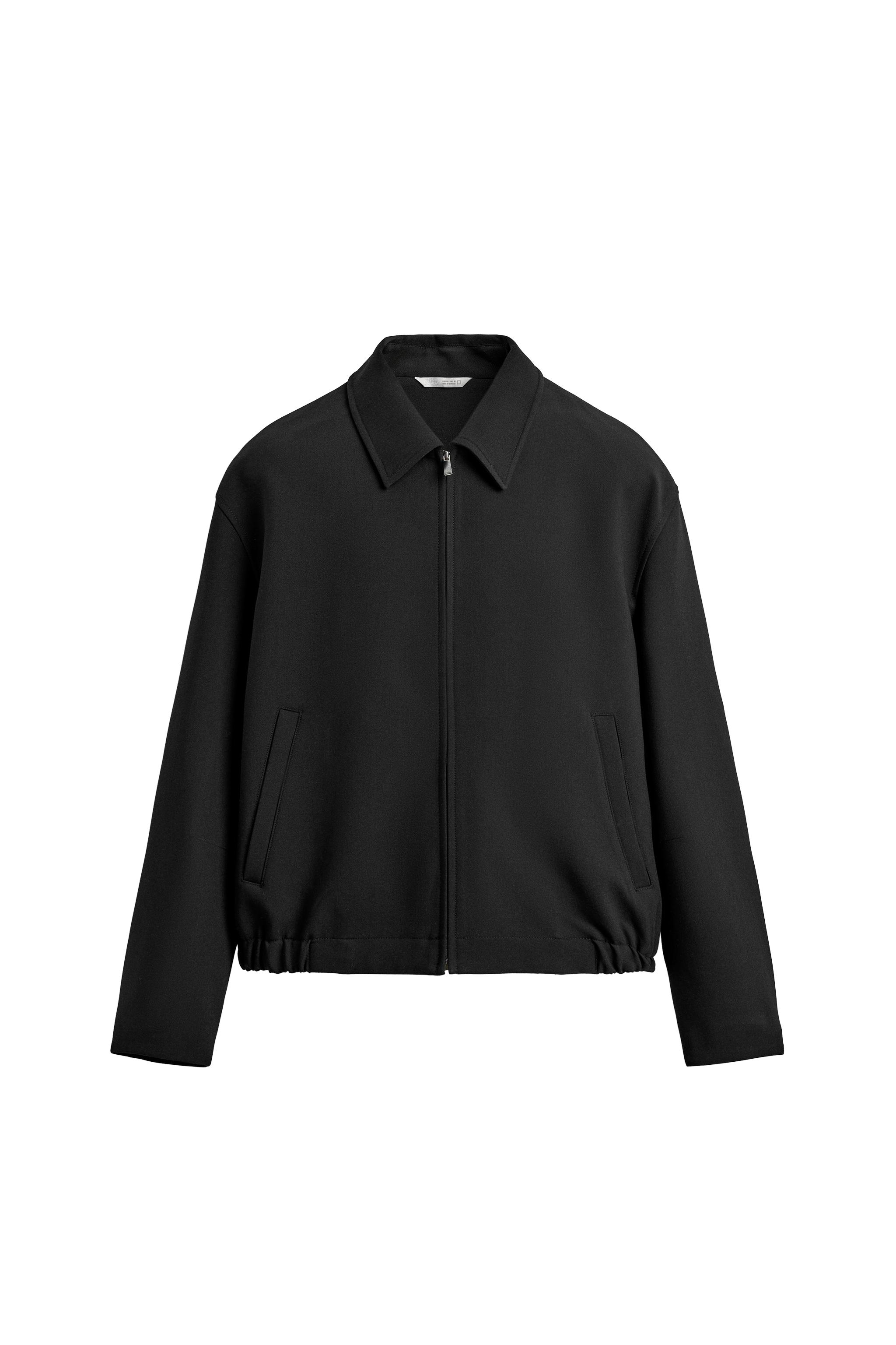 RELAXED COMFORT FIT JACKET - Black | ZARA United States