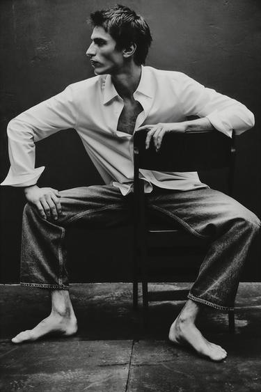 STRAIGHT FIT JEANS - Blue by Zara