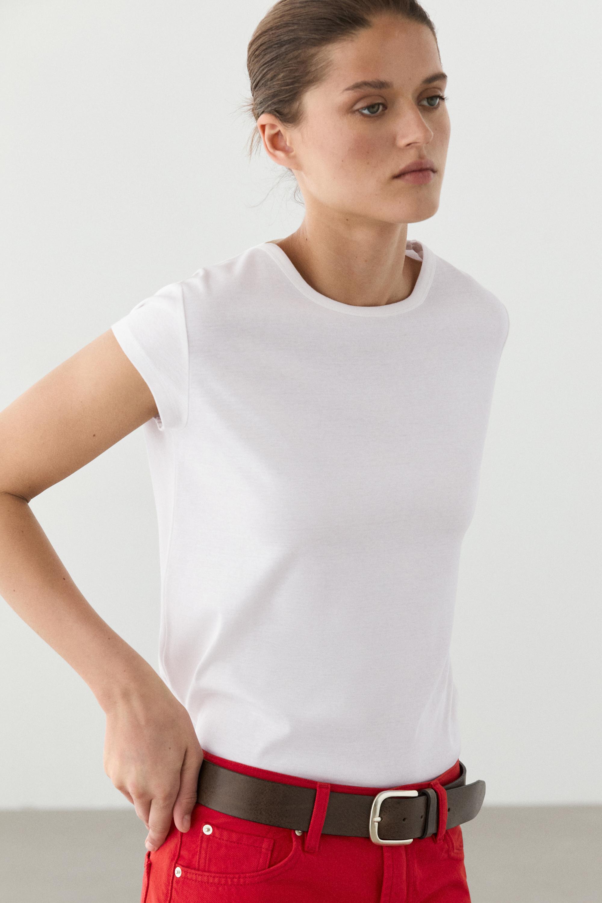 T-shirt manches courtes 100 % coton mercerisé