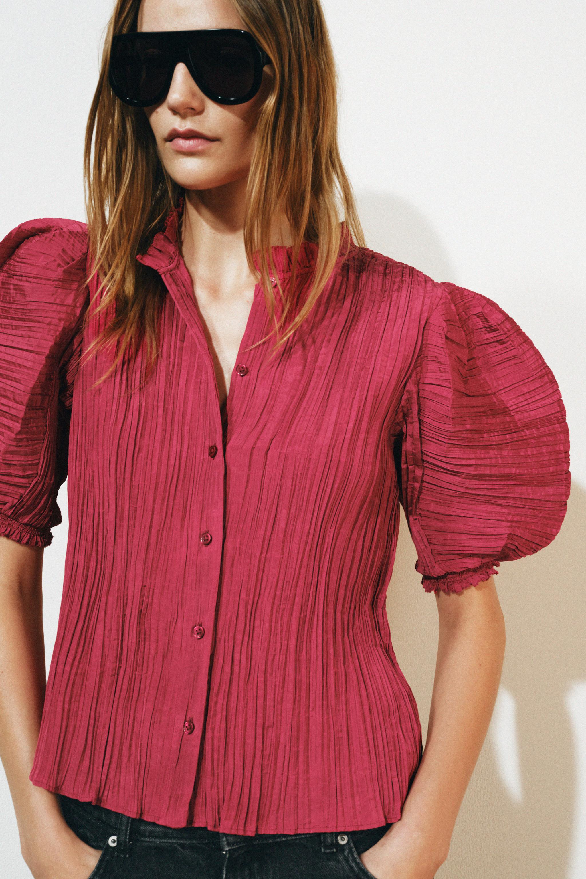 ZW COLLECTION PUFF SLEEVE SHIRT