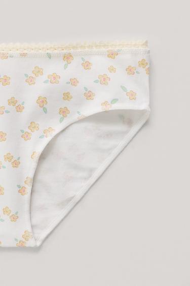 1 1/2-14 ÅR/ PAKKE MED SEKS BLOMSTREDE TRUSSER - 542 fra Zara