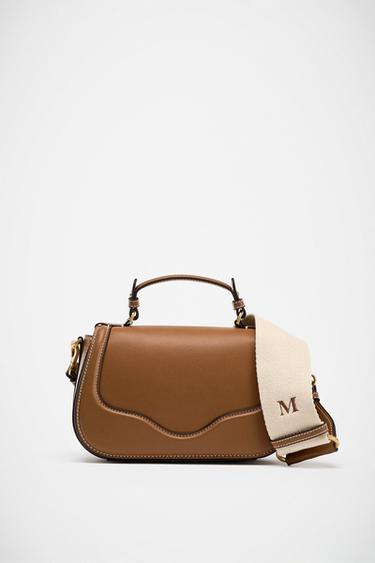 BOLSA A TIRACOLO - Marrom da Zara