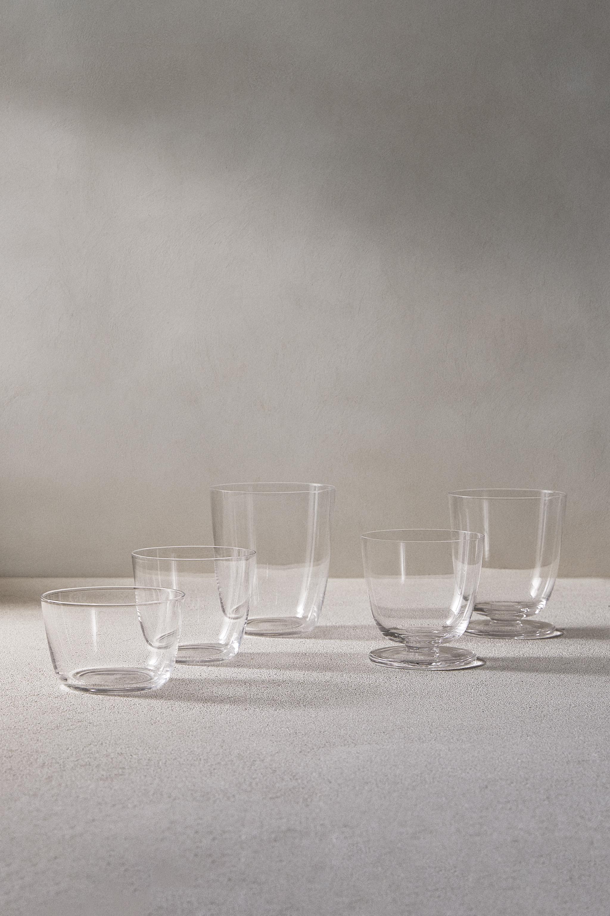 ENSEMBLE PETIT VERRE EN CRISTALLIN (LOT DE 2)