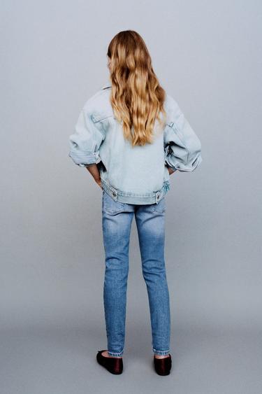 JEANS SKINNY - Azul de Zara