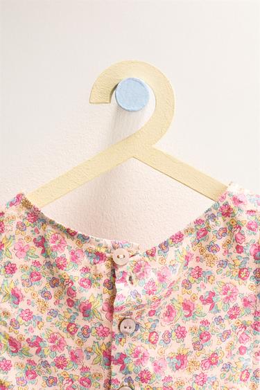 ZARA TIMELESS - HAUT À FLEURS AVEC LIN - Rose de Zara - Image 2